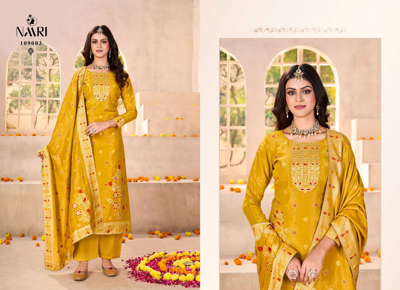 Stree By Naari Shimmer jacquard Designer Salwar Kameez Wholesale Shop In Surat
